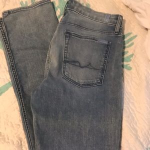 7 for all mankind skinny jeans size 31 long